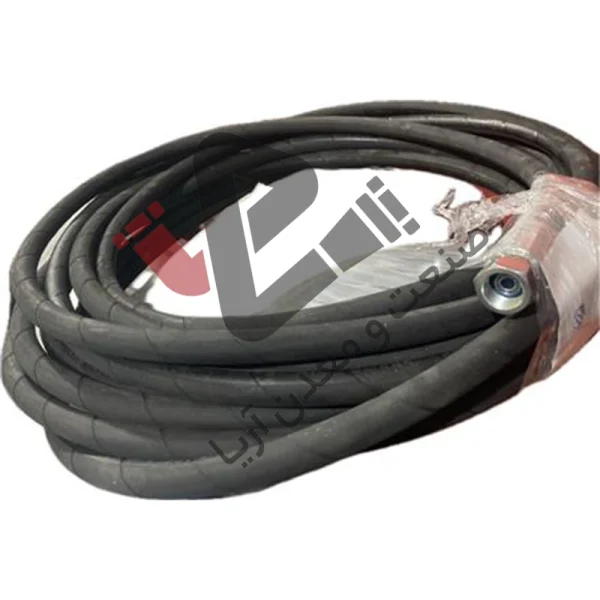 شیلنگ کارواشی 3/8 یک لا سیم 15 متری پرس شده 275 باری